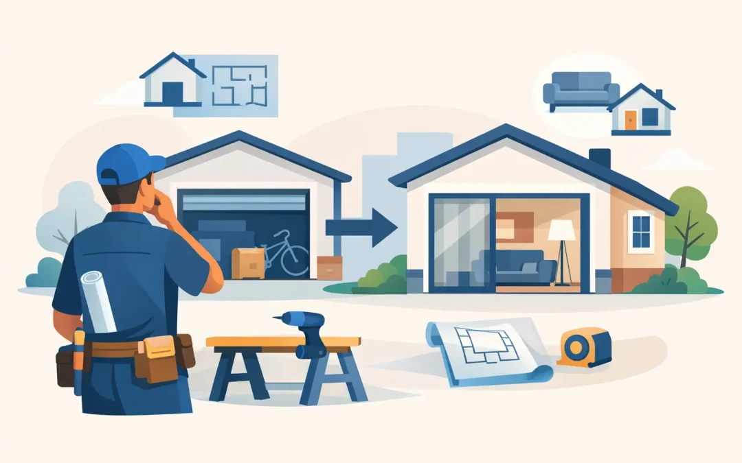 How a Garage Conversion Contractor Adds Space