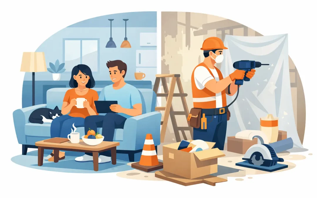 How to Remodel While Living at Home Safely