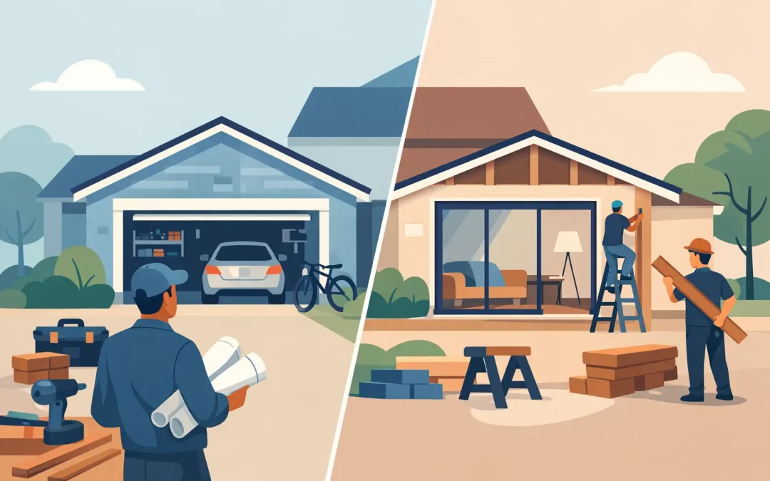 Garage Conversion Versus Room Addition Compared